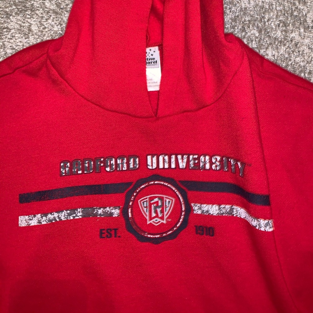 creative apparel juniors red hoodie size XL - Picture 5 of 8